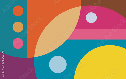 colorful abstract art for wall decoration
