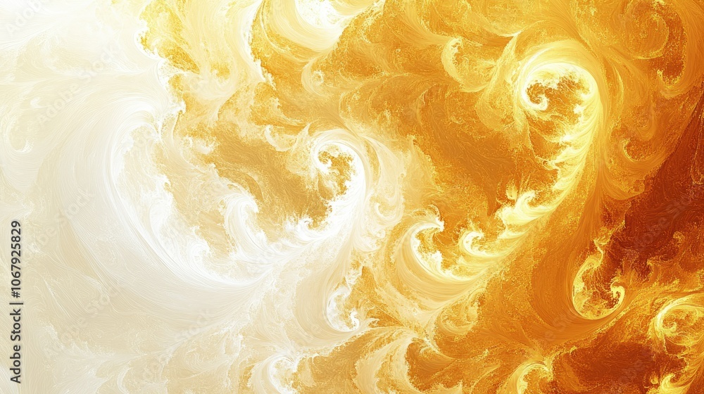 An abstract golden marble texture with swirling white and yellow patterns, creating a luxurious and organic fractal design, perfect for digital art backgrounds An abstract golden marble texture with swirling white and yellow patterns, creating a luxurious and organic fractal design, perfect for digital art backgrounds