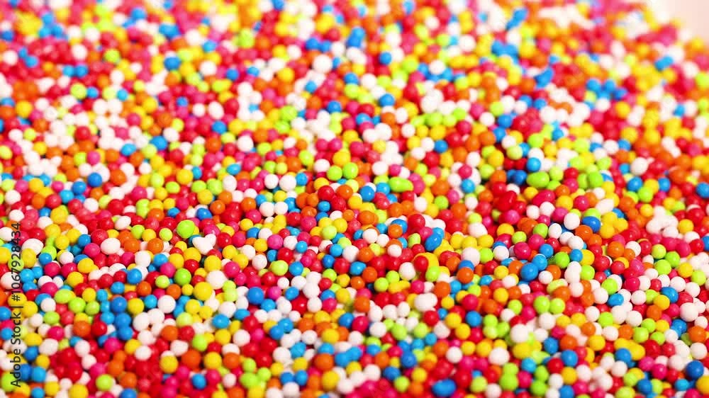 Colorful Sprinkles in Motion Colorful Sprinkles in Motion