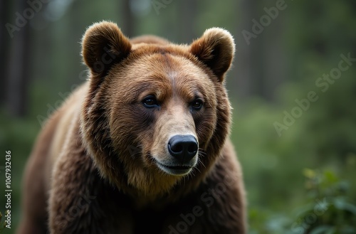 brown bear in the forest