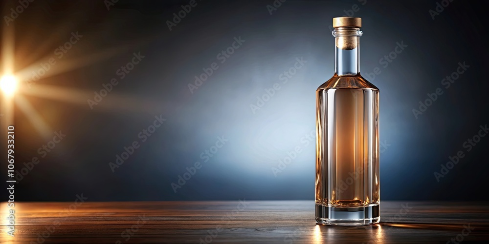 Luxurious, elegant glass bottle filled with a premium beverage , luxury,glass, bottle, premium, beverage, drink Luxurious, elegant glass bottle filled with a premium beverage , luxury,glass, bottle, premium, beverage, drink