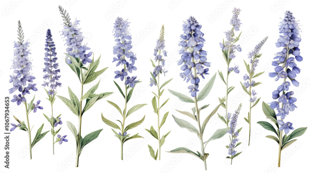 lavender isolated on white background lavender isolated on white background
