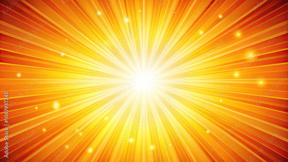 Vibrant sunburst background with sun rays shining brightly , sunlight, burst, rays, bright, vibrant, warm, golden, sky Vibrant sunburst background with sun rays shining brightly , sunlight, burst, rays, bright, vibrant, warm, golden, sky