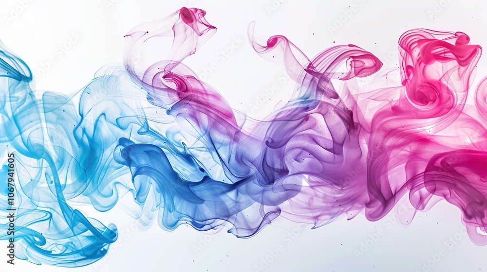 Fototapeta premium Mesmerizing Dreamy Abstract Watercolor Background: A Realm of Imagination