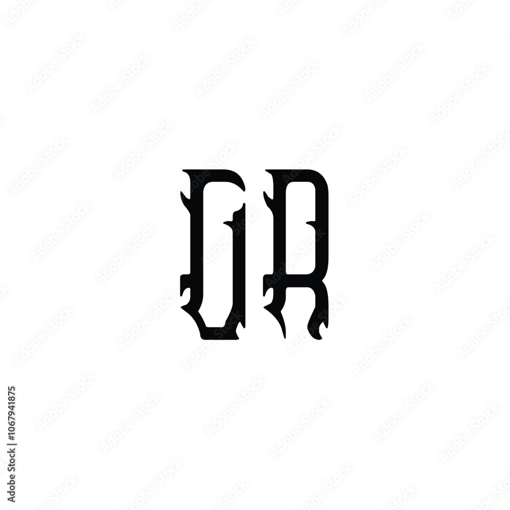 CR monogram logo design letter text name symbol monochrome logotype alphabet character simple logo CR monogram logo design letter text name symbol monochrome logotype alphabet character simple logo