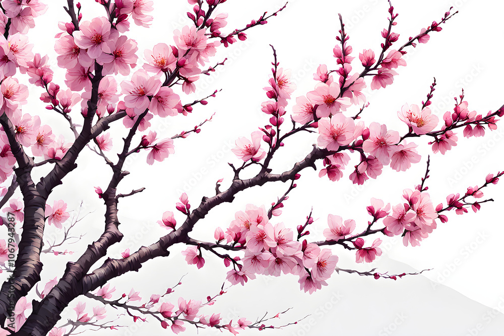 pink cherry blossom, cherry blossom in spring pink cherry blossom, cherry blossom in spring
