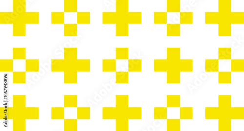 seamless pattern with yellow squares