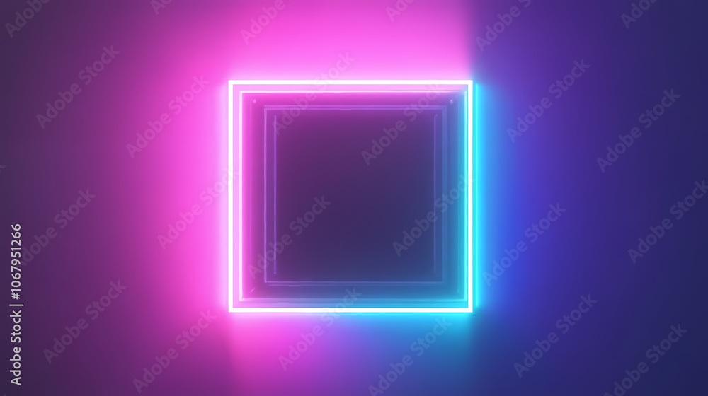Illustration of neon electric style square frame. gradient pink purple blue color. isolated on transparent background. Neon. Illustration Illustration of neon electric style square frame. gradient pink purple blue color. isolated on transparent background. Neon. Illustration