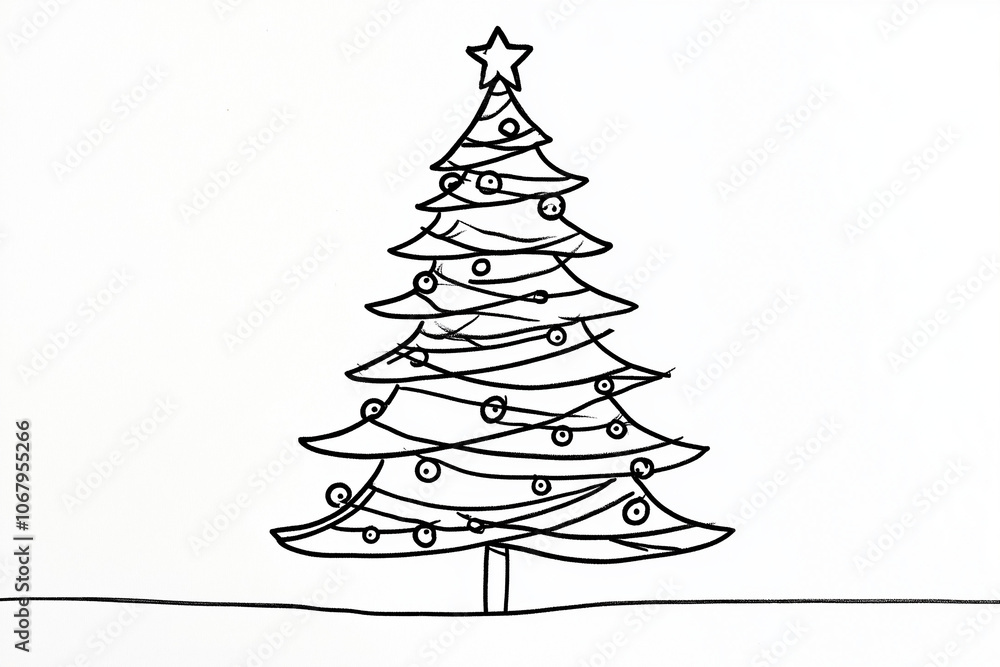 christmas tree illustration christmas tree illustration