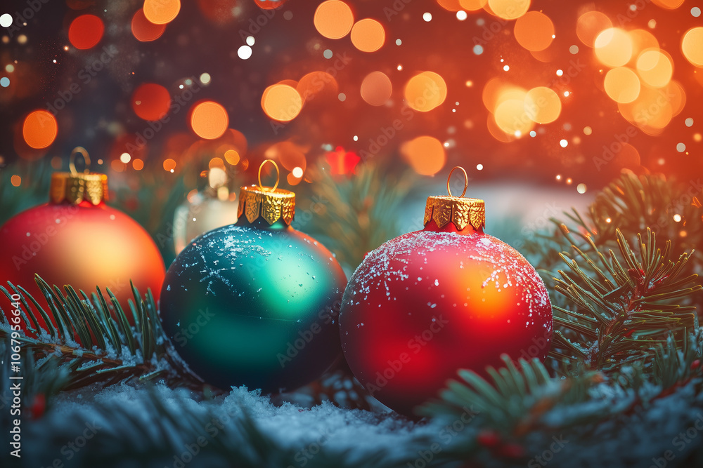 christmas background with balls christmas background with balls