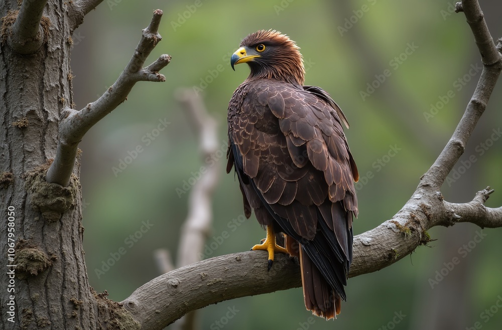 Obraz premium eagle of branch