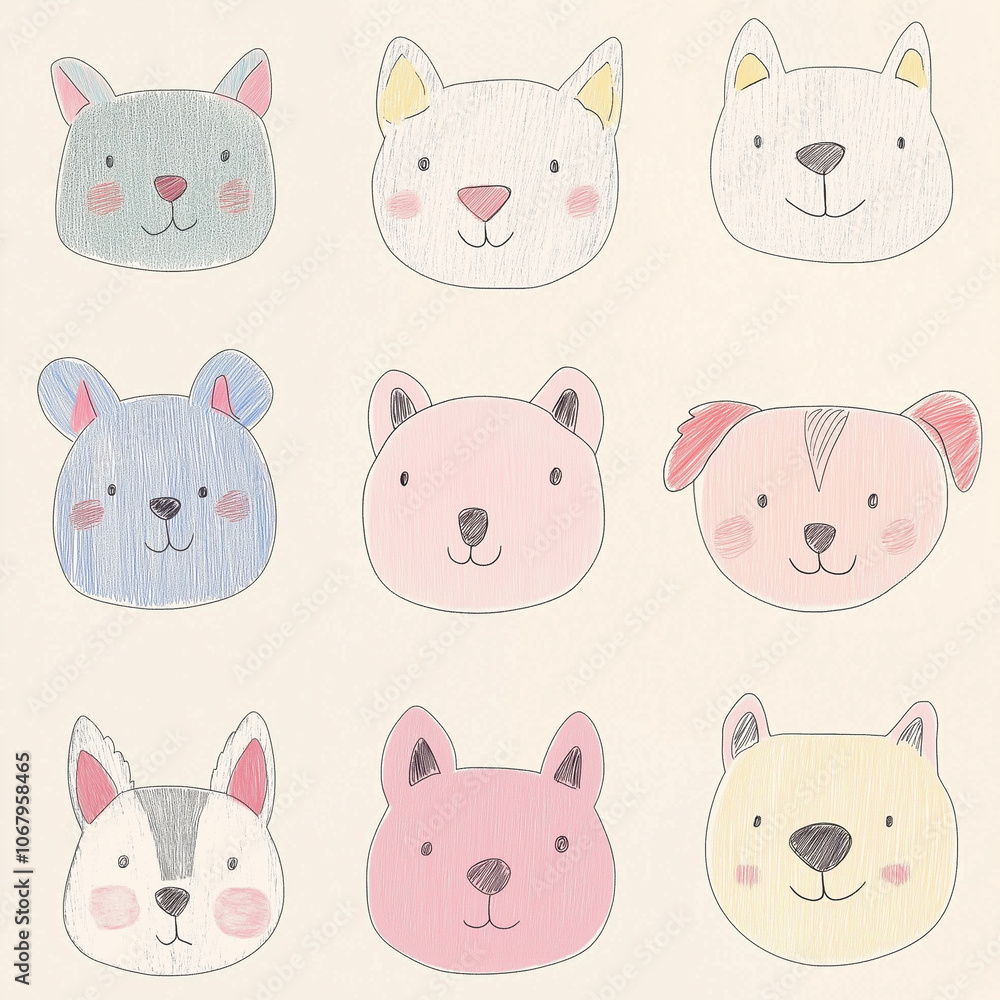 set of funny dogs set of funny dogs