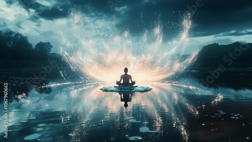 Mesmerizing Serenity: Seamless Loop of Meditative Magic
