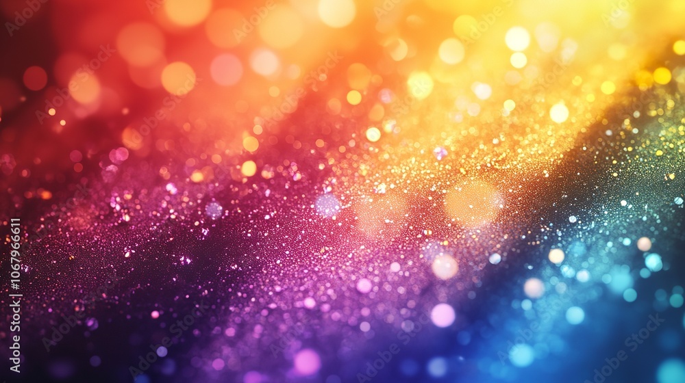 Fototapeta premium Abstract rainbow background 8K realistic lighting highly detailed