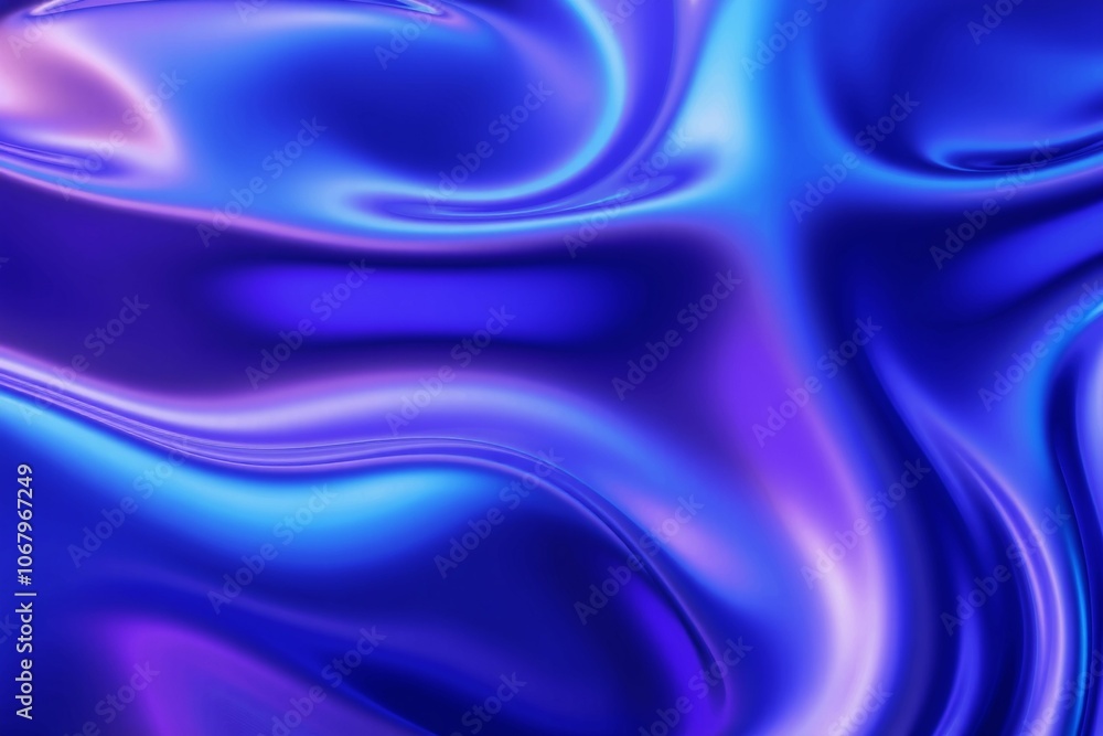 Abstract Fluid Metallic Waves in Blue and Purple.generative AI
Abstract Fluid Metallic Waves in Blue and Purple.generative AI