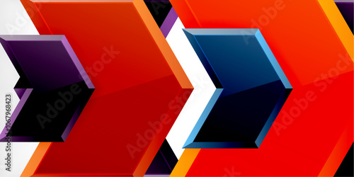 Arrow technology and business concept background. Vector Illustration For Wallpaper, Banner, Background, Card, Book Illustration, landing page