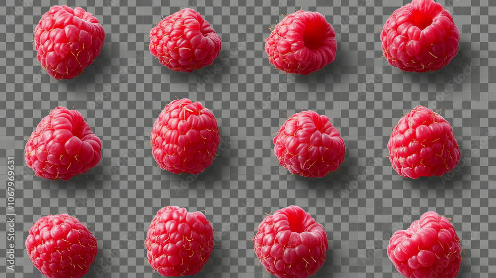 Delicious Red Raspberries: A Visual Feast for the Senses Delicious Red Raspberries: A Visual Feast for the Senses