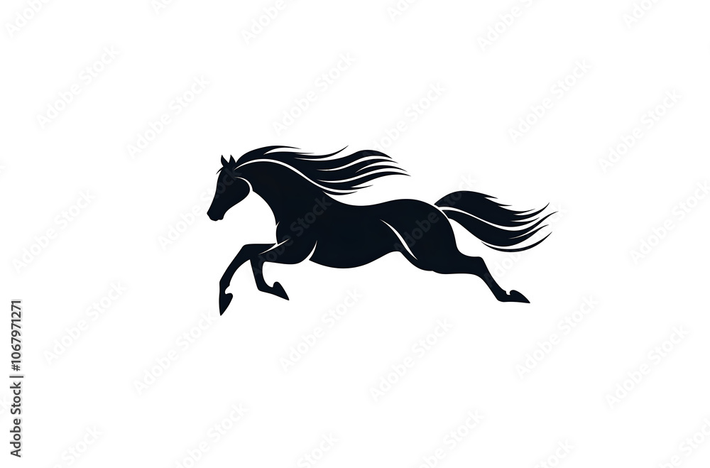 horse isolated on white horse isolated on white
