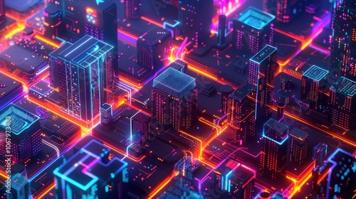 Neon Cityscape