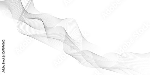 Abstract wave lines dynamic flowing colorful light isolated background. peach fuzz with dynamic waves for wedding design. Premium template with stripes and gradient mesh for banner or poster. vector.