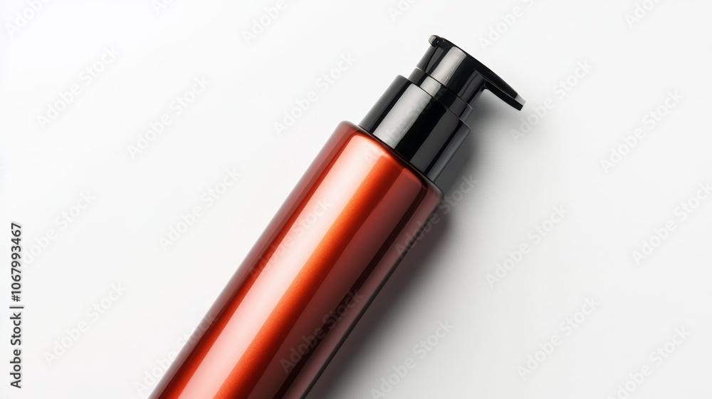 A bottle of volumizing hair mousse, isolated on a white background A bottle of volumizing hair mousse, isolated on a white background