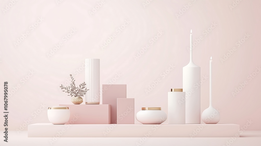 A chic Cyber Monday Deals advertisement poster that emphasizes a curated selection of luxury fashion items set against a soft pastel backdrop. There is significant copy space available for text A chic Cyber Monday Deals advertisement poster that emphasizes a curated selection of luxury fashion items set against a soft pastel backdrop. There is significant copy space available for text