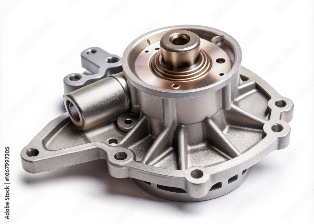 High-Quality Isolated Car Water Pump for Clipping Path Use on White Background, Perfect for Automotive Parts Catalogs and Online Stores, Showcasing Precision Engineering and Design High-Quality Isolated Car Water Pump for Clipping Path Use on White Background, Perfect for Automotive Parts Catalogs and Online Stores, Showcasing Precision Engineering and Design