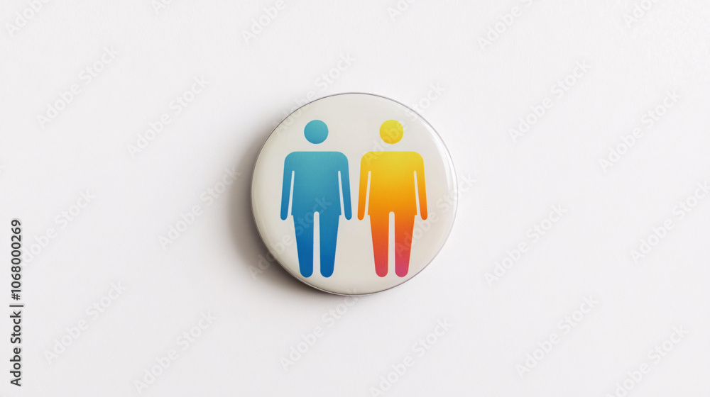 lgbtqia pride button with two people holding hands on white background lgbtqia pride button with two people holding hands on white background