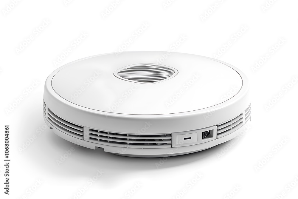 Smoke alarm isolated on white background Smoke alarm isolated on white background