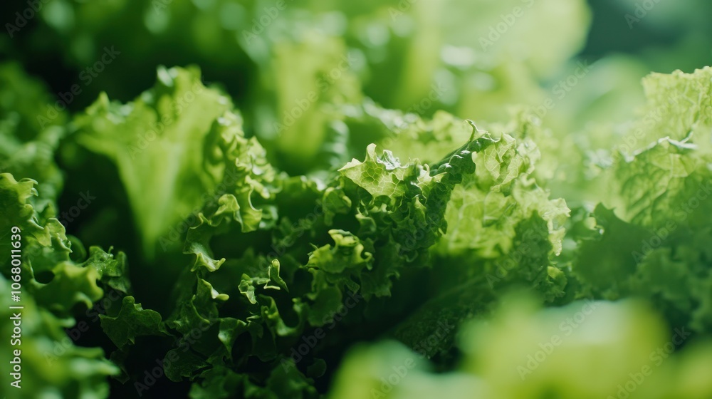 Close Up of Fresh Lettuce Close Up of Fresh Lettuce