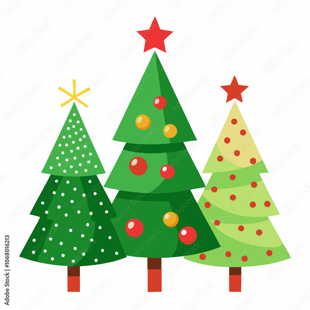christmas tree illustration christmas tree illustration