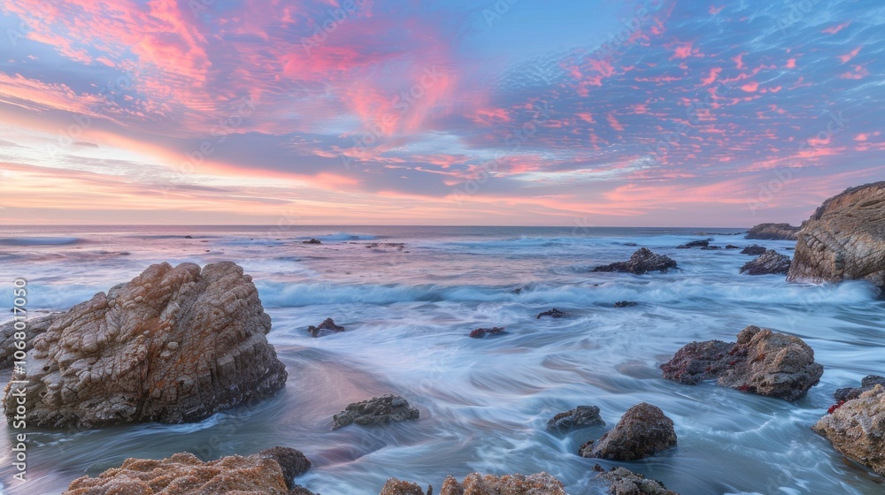 Obraz premium Sunset on the Coast