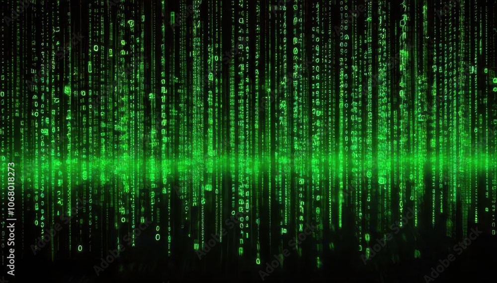 green binary code background green binary code background