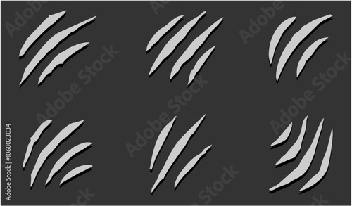 claw scratch texture