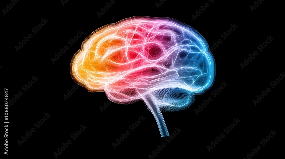 A vibrant brain imagery enhances our of neurological functions and cognitive processes A vibrant brain imagery enhances our of neurological functions and cognitive processes