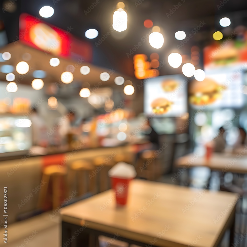 Delicious hamburger on wooden table in cafe, closeup. Delicious hamburger on wooden table in cafe, closeup.