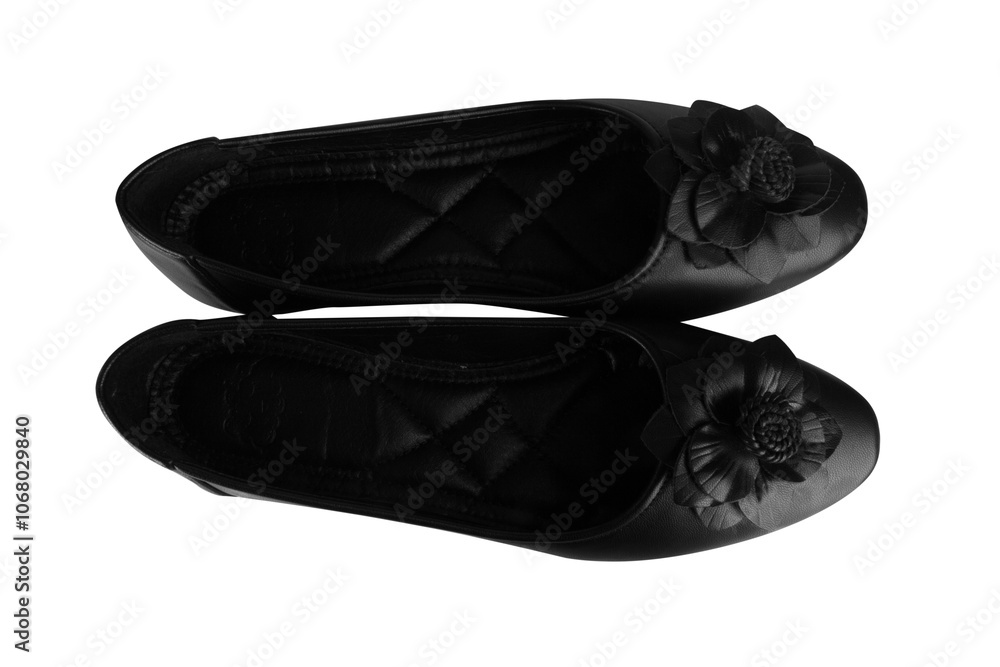 shoes color black isolated on white background woman work shoes color black isolated on white background woman work
