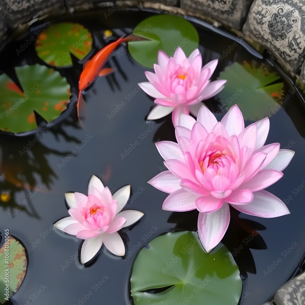 pink water lilies pink water lilies