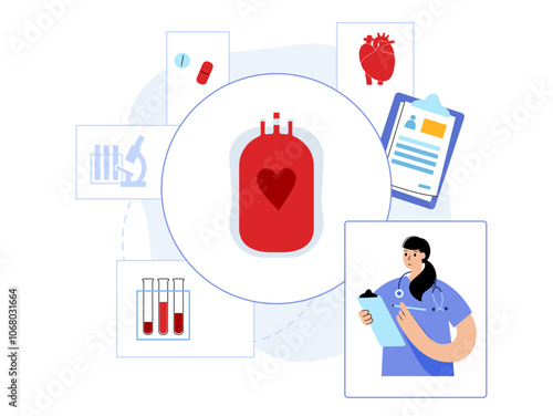 Hemophilia medical poster