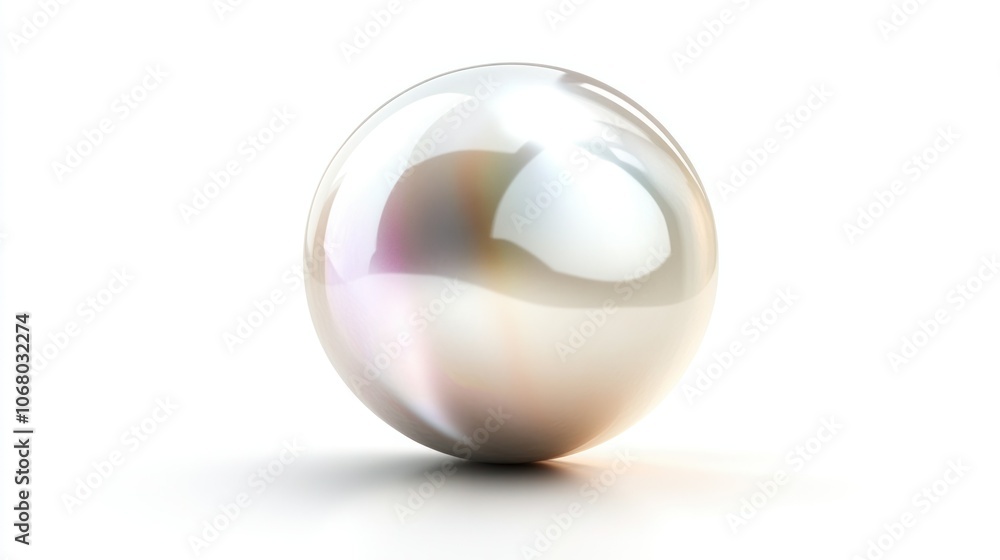 Reflective silver pearl icon in 3D, with polished metallic finish, isolated on a white background. Reflective silver pearl icon in 3D, with polished metallic finish, isolated on a white background.