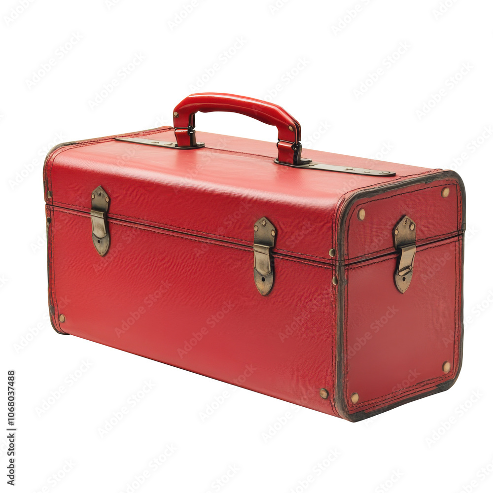 red case on isolated white background. red case on isolated white background.