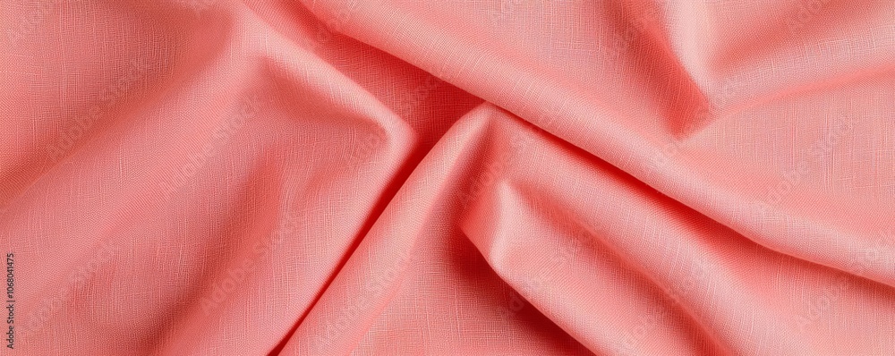Close-up of soft pink fabric with delicate texture and light Close-up of soft pink fabric with delicate texture and light
