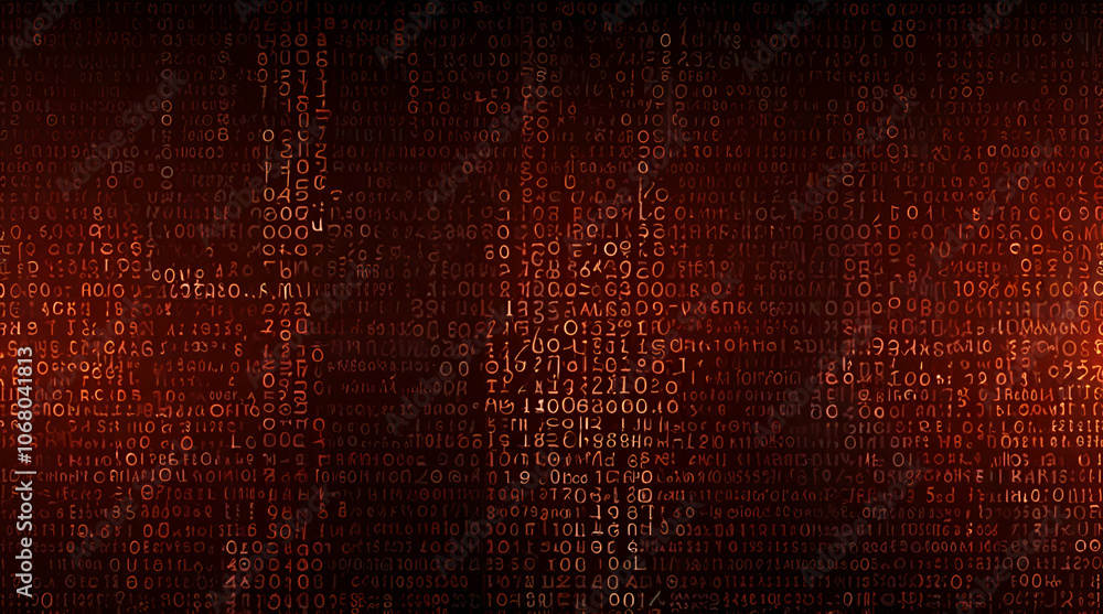 Abstract Red Background with Binary Code Numbers. Data Breach, Malware, Cyber Attack, Hacking, Gnerative.ai
Abstract Red Background with Binary Code Numbers. Data Breach, Malware, Cyber Attack, Hacking, Gnerative.ai