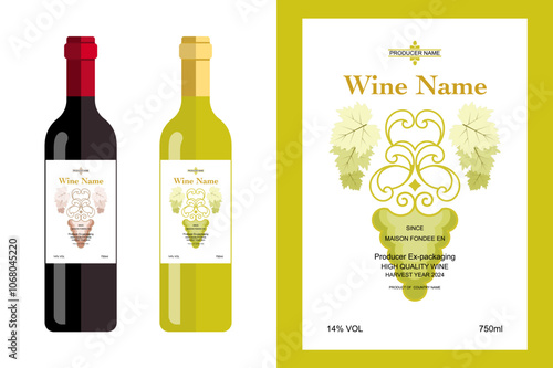ワインラベル　wine label