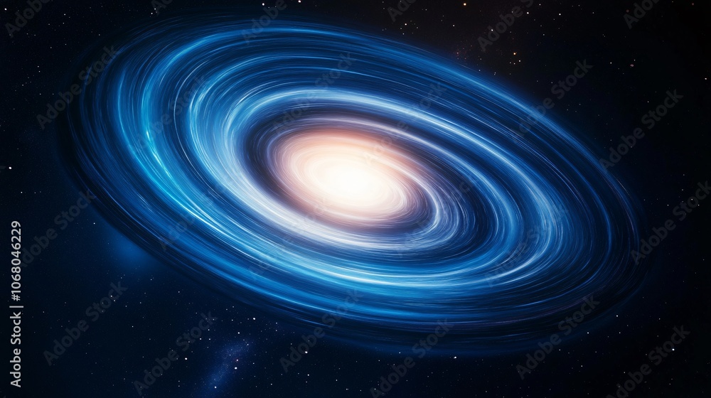 Radiant Light Tunnel with Blue Spiral and White Core, Creating a Captivating Vortex Effect in Deep Space Radiant Light Tunnel with Blue Spiral and White Core, Creating a Captivating Vortex Effect in Deep Space