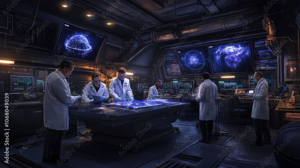 Scientists collaborate in a high-tech laboratory to uncover groundbreaking innovations in modern science
