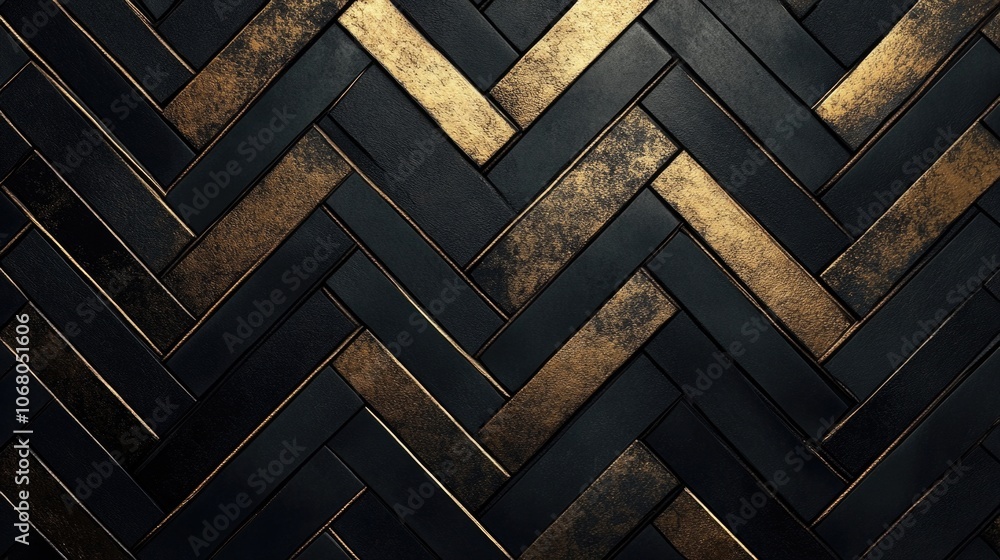 Black and Gold Wall Close Up Black and Gold Wall Close Up