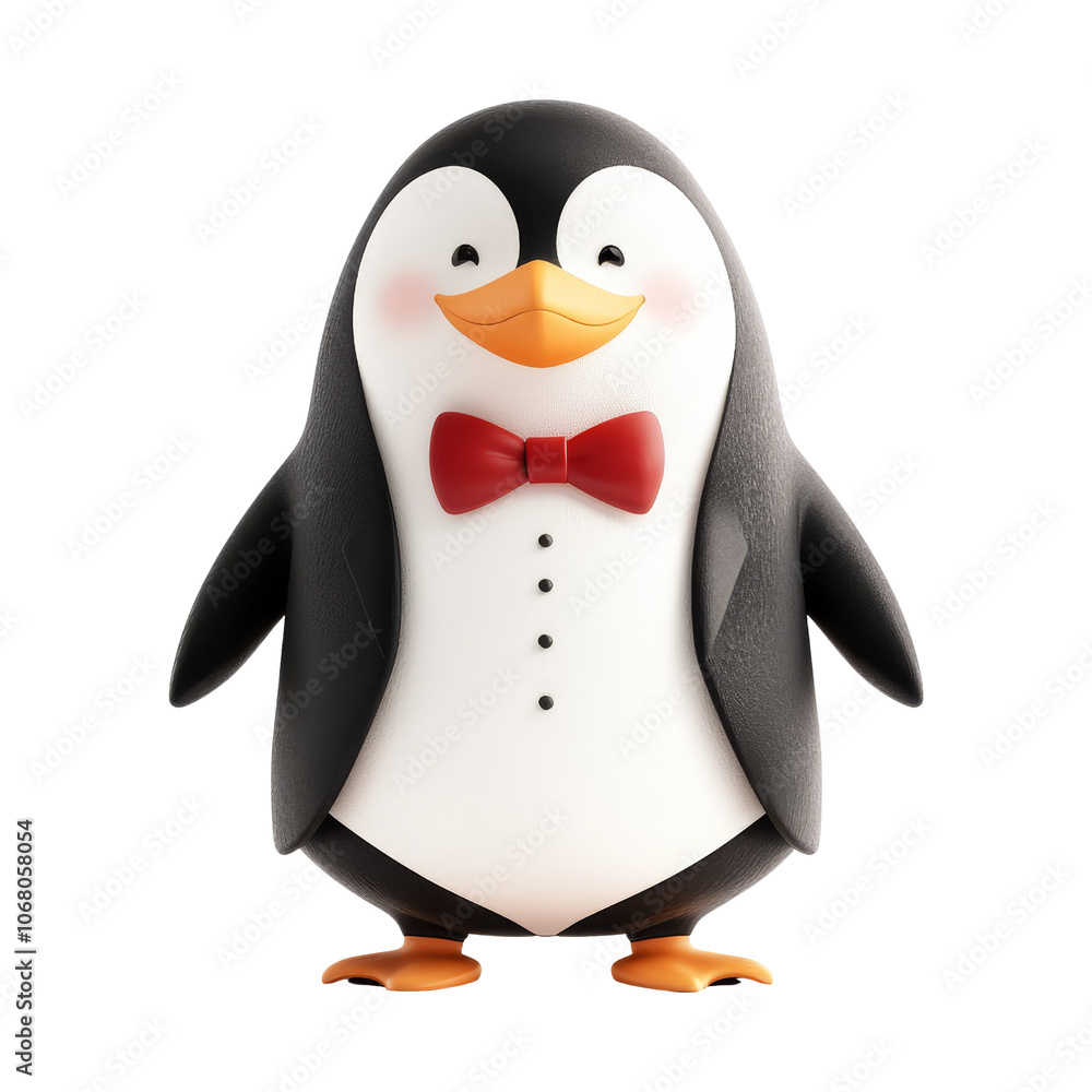 Fototapeta premium Cute Penguin in Tuxedo