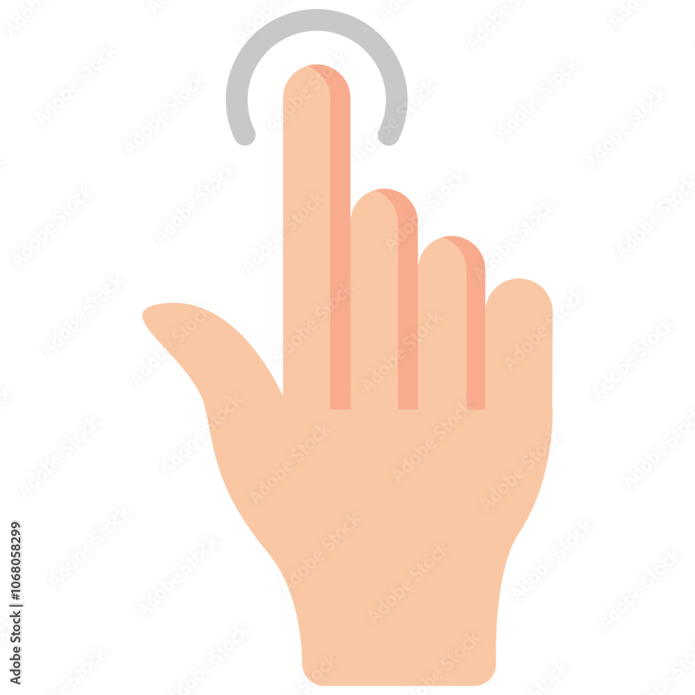 Obraz premium tap flat icon