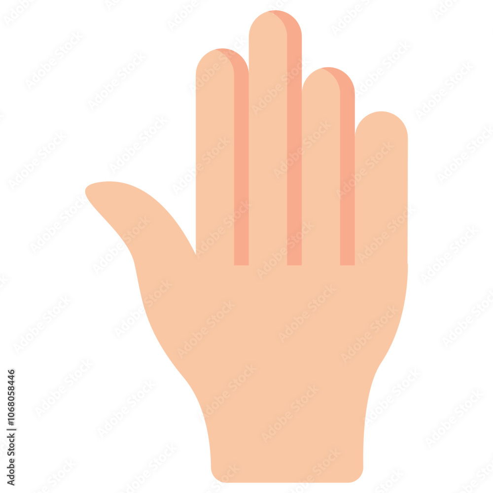 hand flat icon hand flat icon